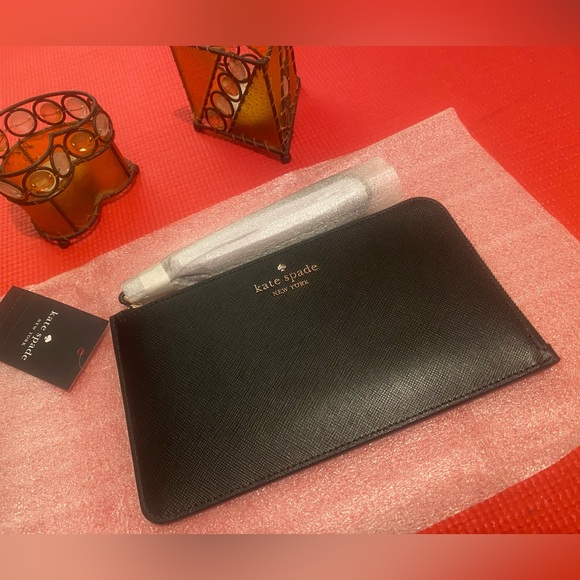 NWT Kate Spade Wristlet Black Wallet. (#Bundle&save) - Picture 5 of 16